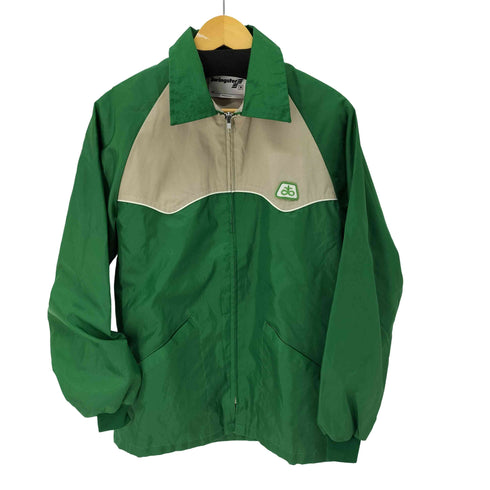 Swingster  USA製 ラグラン パイピングナイロンジャケット メンズ import:M